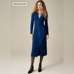 J. Crew BRAND NEW (with tag) Wide-rib sweater-dress in merino wool blend